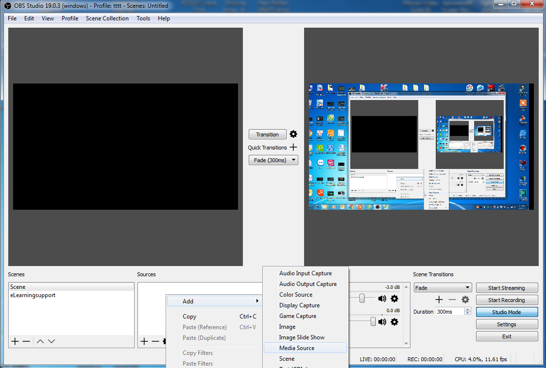 obs studio screen recorder