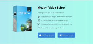 Movavi Video Editor Download Page