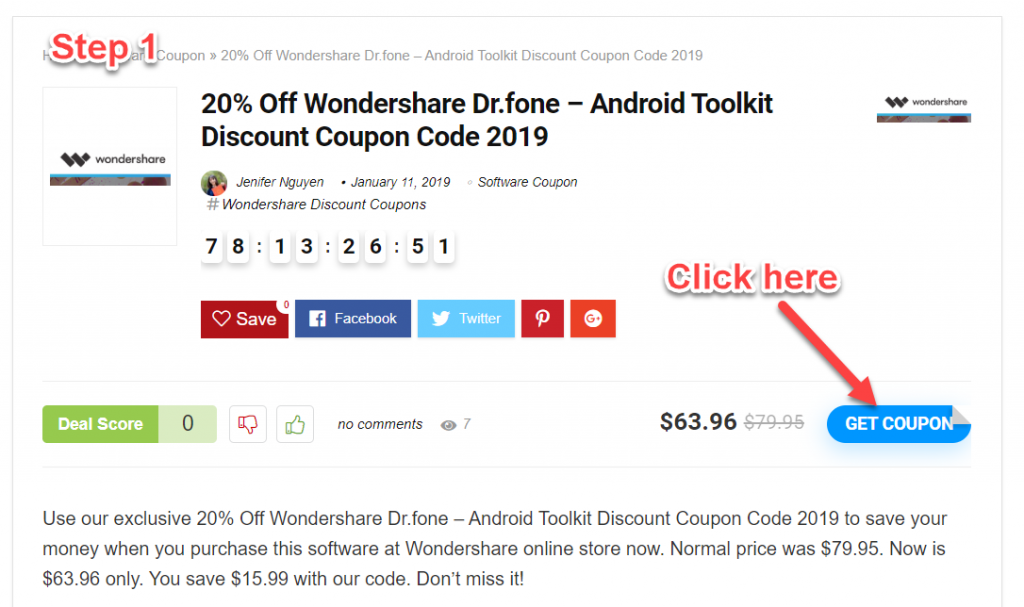 wondershare drfone coupon