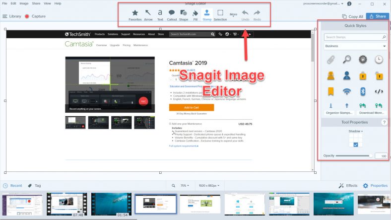 coupon for snagit software