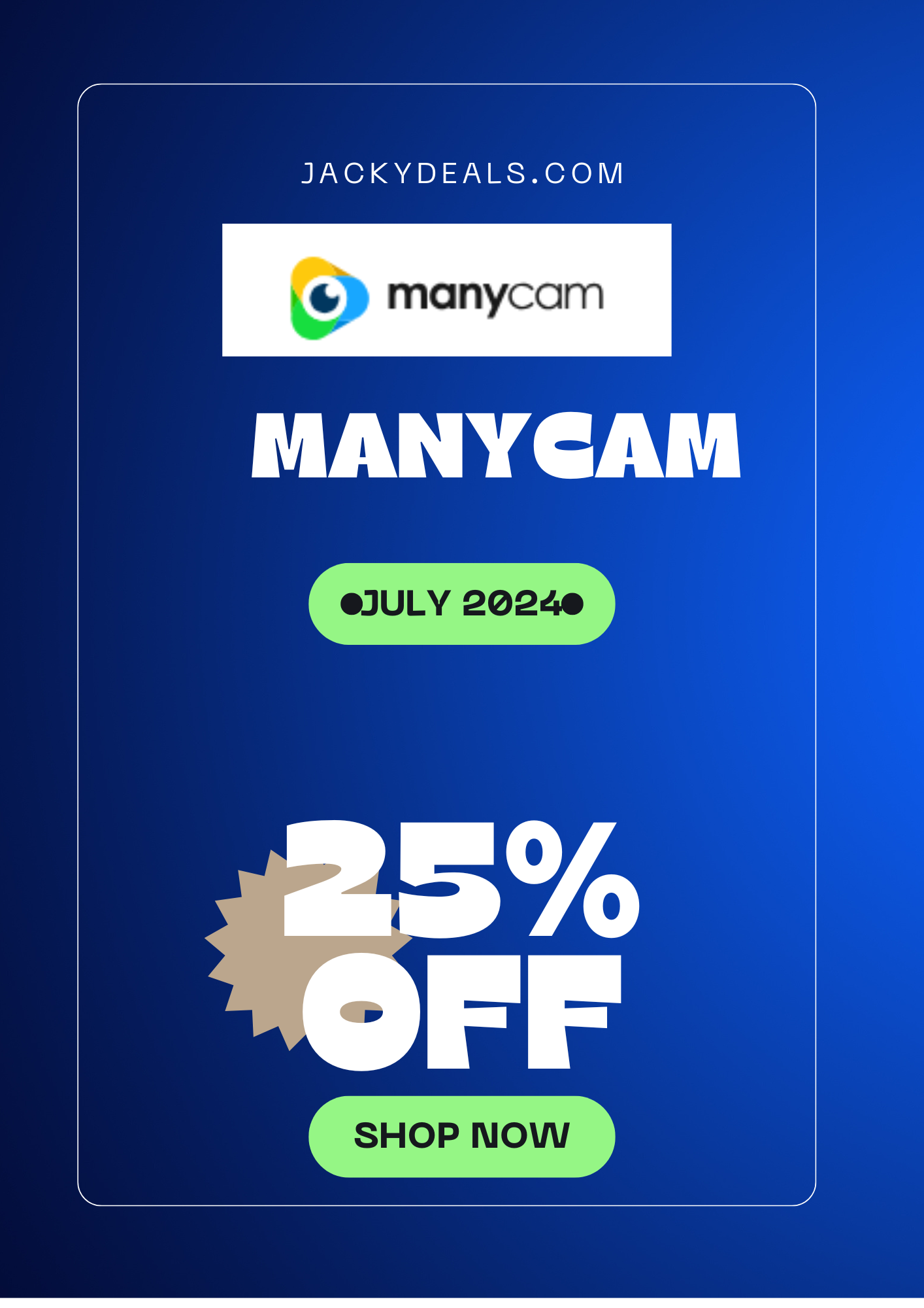 New 25% Off ManyCam Studio Annual Discount Code July 2024